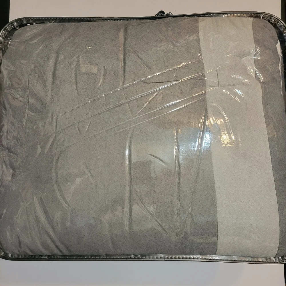 Madison Park 7pc King Noah MicroSuede Comforter Set Gray